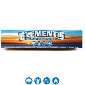 Elements king size slim Rolling/Smoking paper