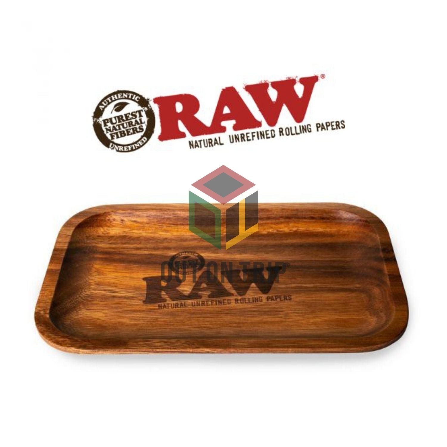 RAW Wooden Rolling Tray - Small