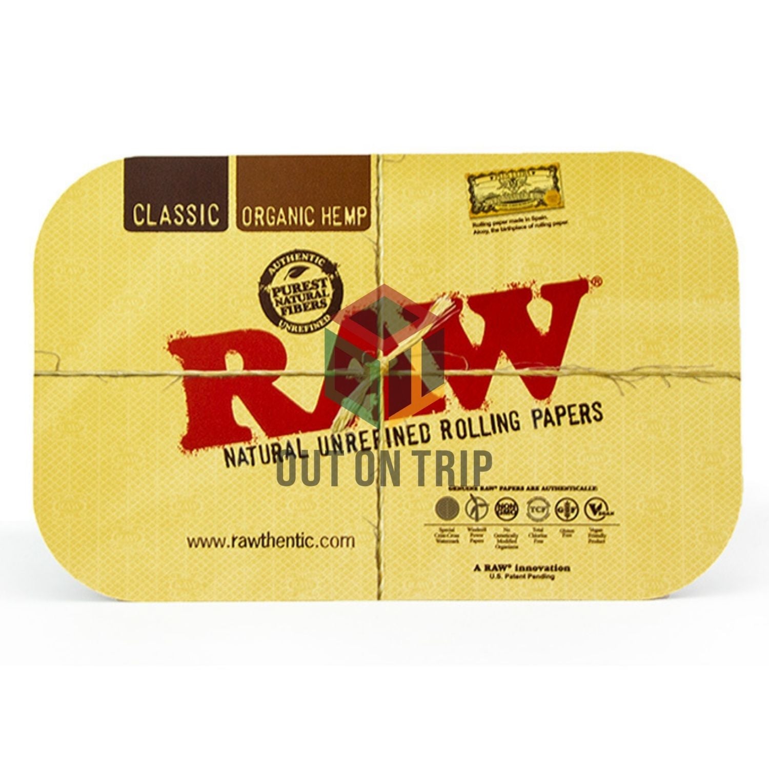 RAW Metal Rolling Tray Magnetic Cover - Small
