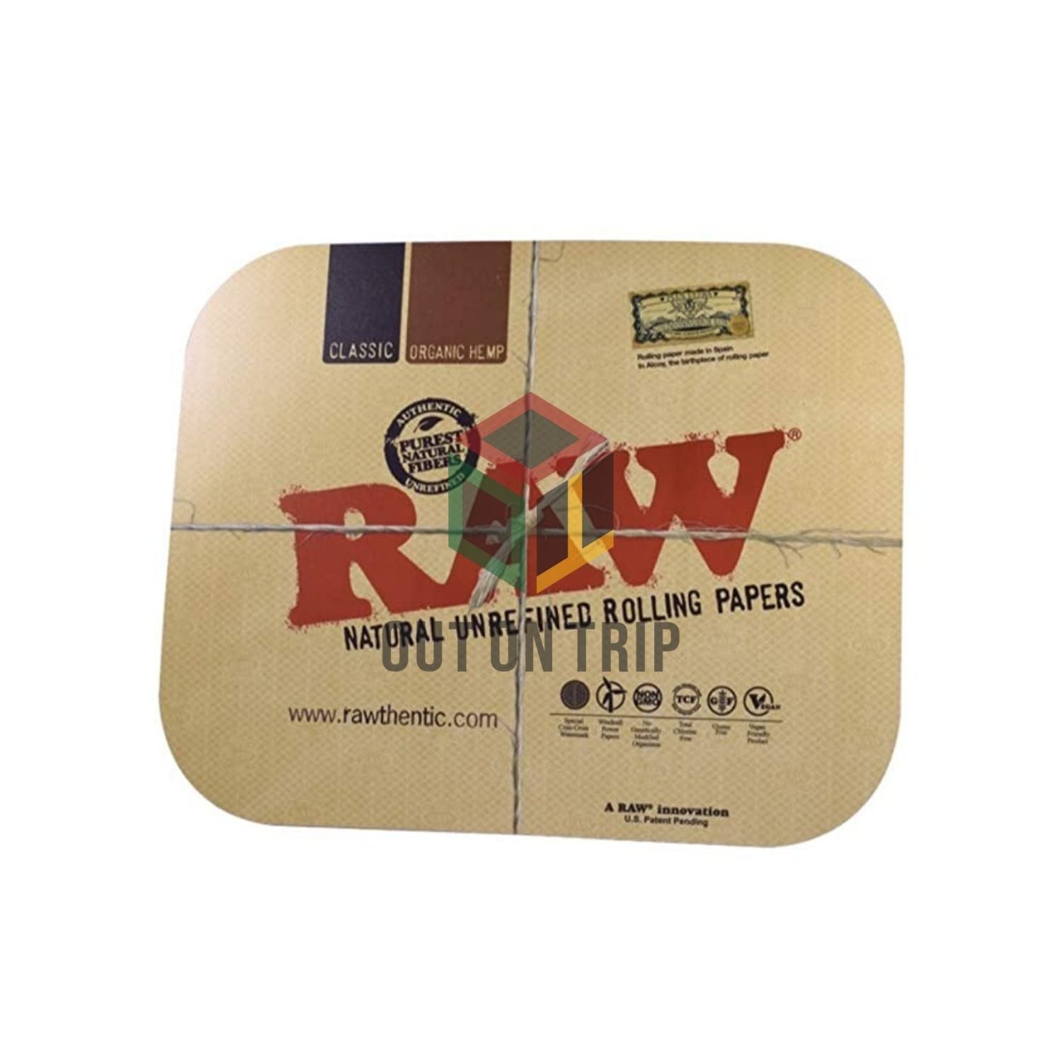 RAW Metal Rolling Tray Magnetic Cover - Medium