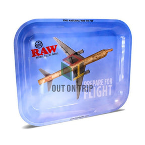RAW Flight Metal Rolling Tray - Medium