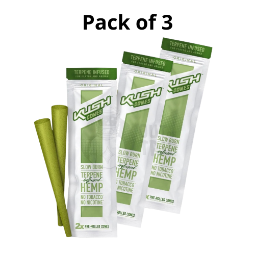 KUSH TERPENE INFUSED PREROLLED Organic CONES - ORIGINAL