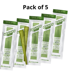 KUSH TERPENE INFUSED PREROLLED Organic CONES - ORIGINAL