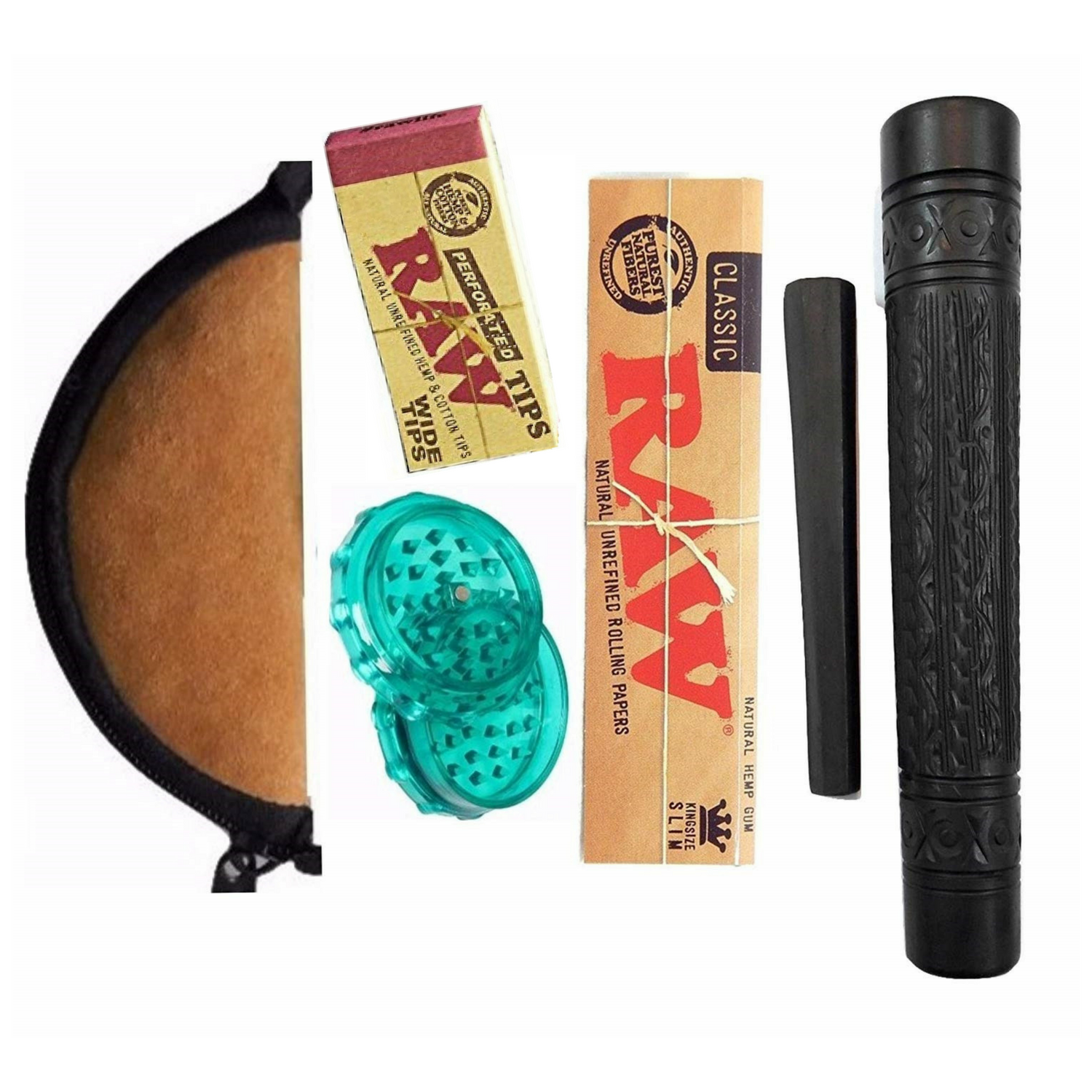 RAW Shiva Special 6-Inch Earthenware Assorted  Chillum Combo