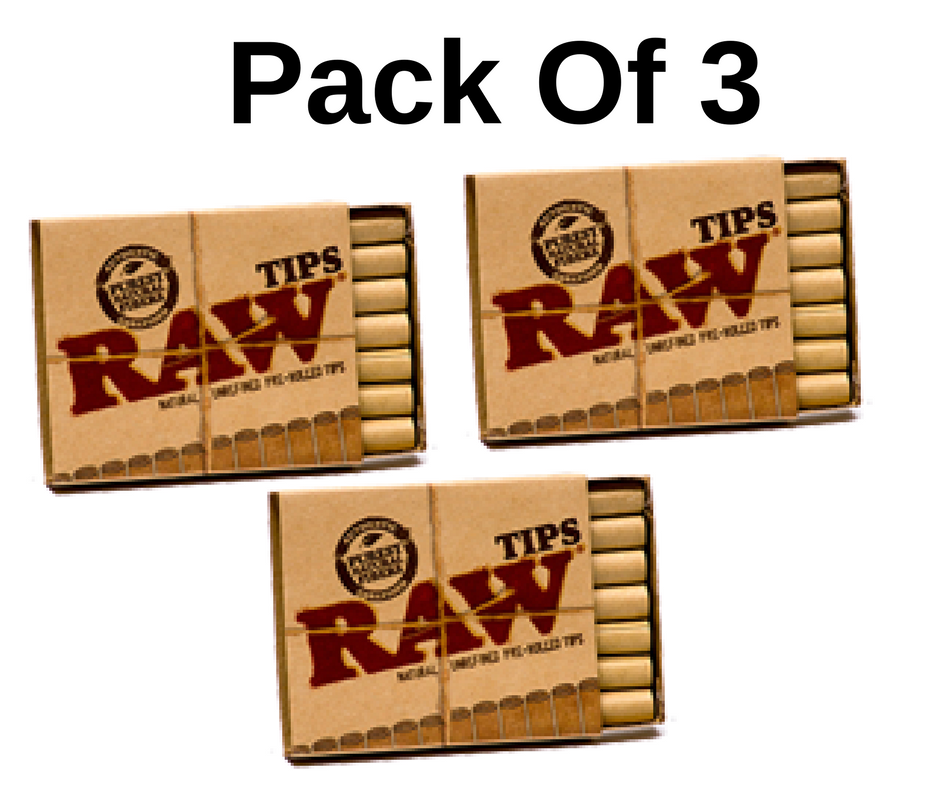 RAW PREROLLED ROLLING paper FILTER TIPS/ROACH - Outontrip