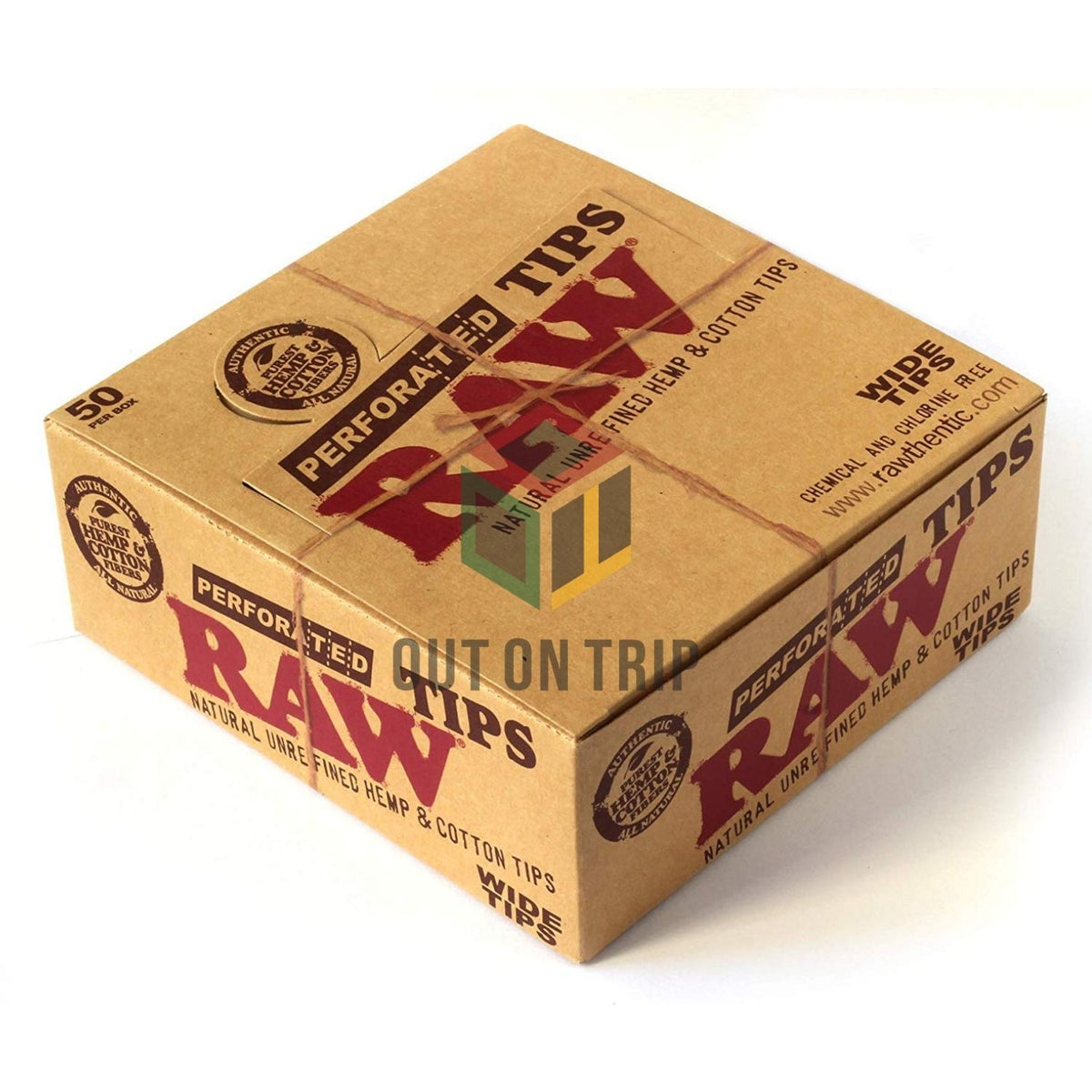 Buy RAW Wide Filter Tips Cigarette & Joints Box Online