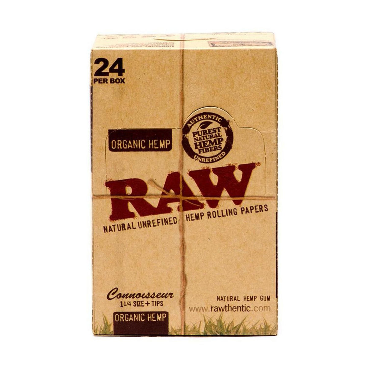 RAW Organic Connoisseur - 1 1/4 Size Rolling Papers with Tips