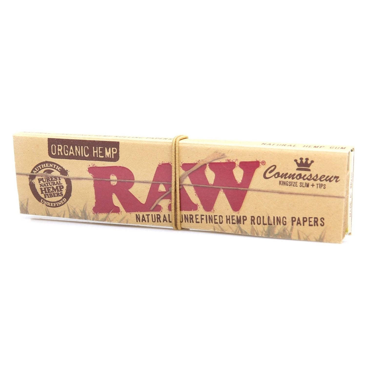 RAW Organic Connoisseur - King Size Rolling Papers with Tips
