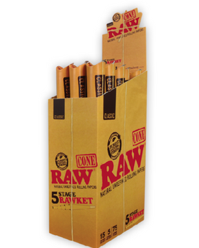 RAW Rawket 5 in 1 Prerolled Cones