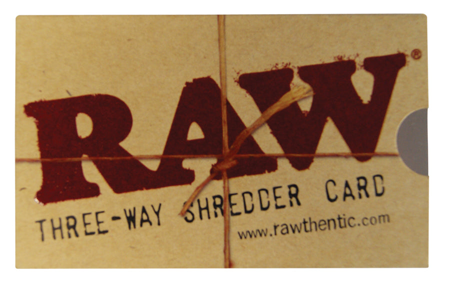 RAW SHREDDER CARD - Outontrip
