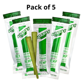 KUSH TERPENE INFUSED PREROLLED Organic CONES - SFV OG