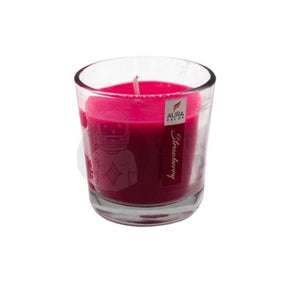 Aura Decor Gift Set of 3 Fragrance Votive Glass Candles (Burning Time 12 Hours Each) (Strawberry)