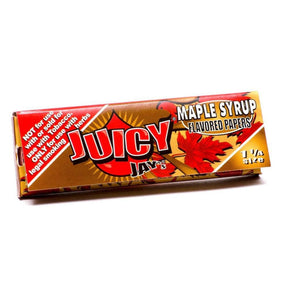 Juicy Jay Rolling Papers - Maple Syrup Flavor - 1 1/4 Size