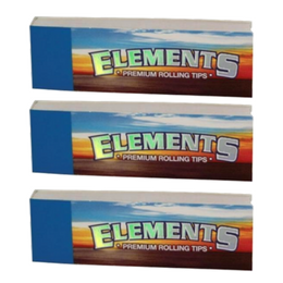 Elements ROLLING PAPER FILTER TIPS/ROACH Pack of 3 or 5 - Outontrip