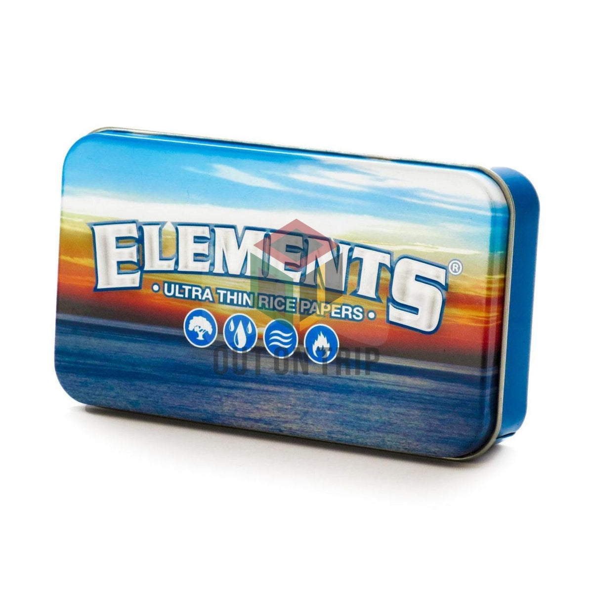 ELEMENTS Metal Tin Box - Storage Box