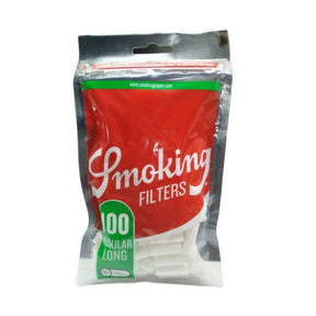 SMOKING Regular Long Cotton Filter - 100 Tips