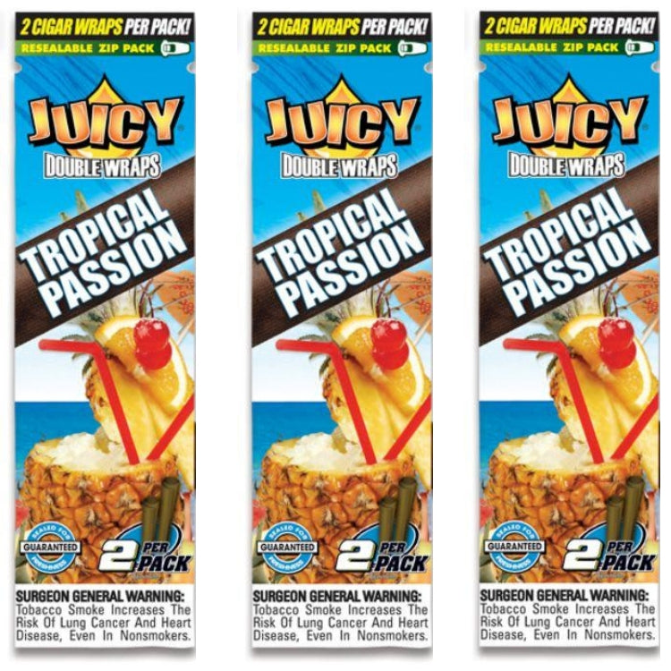 Juicy Double Wraps Blunt - Tropical Passion Flavour