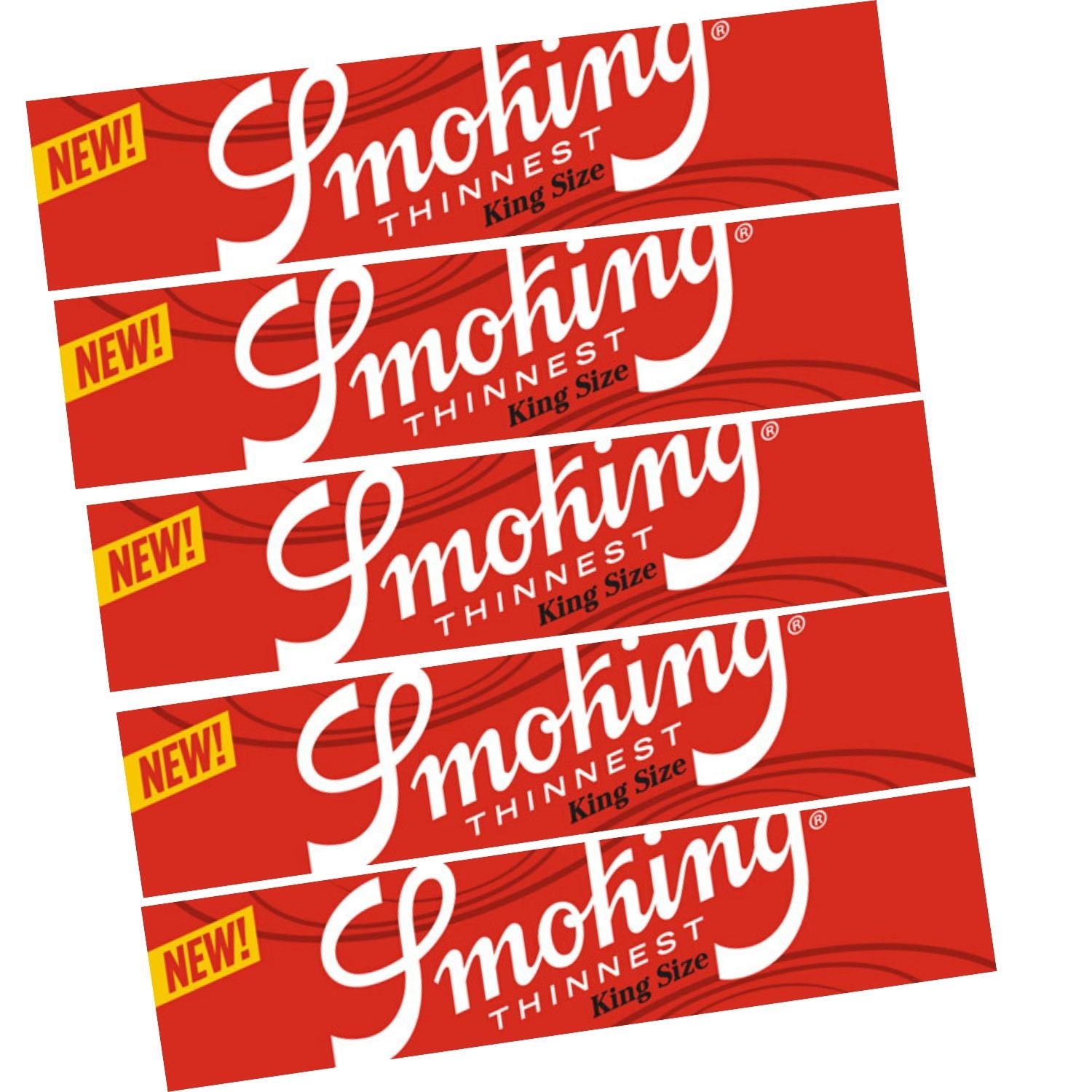 SMOKING Red Thinnest Rolling Paper King Size