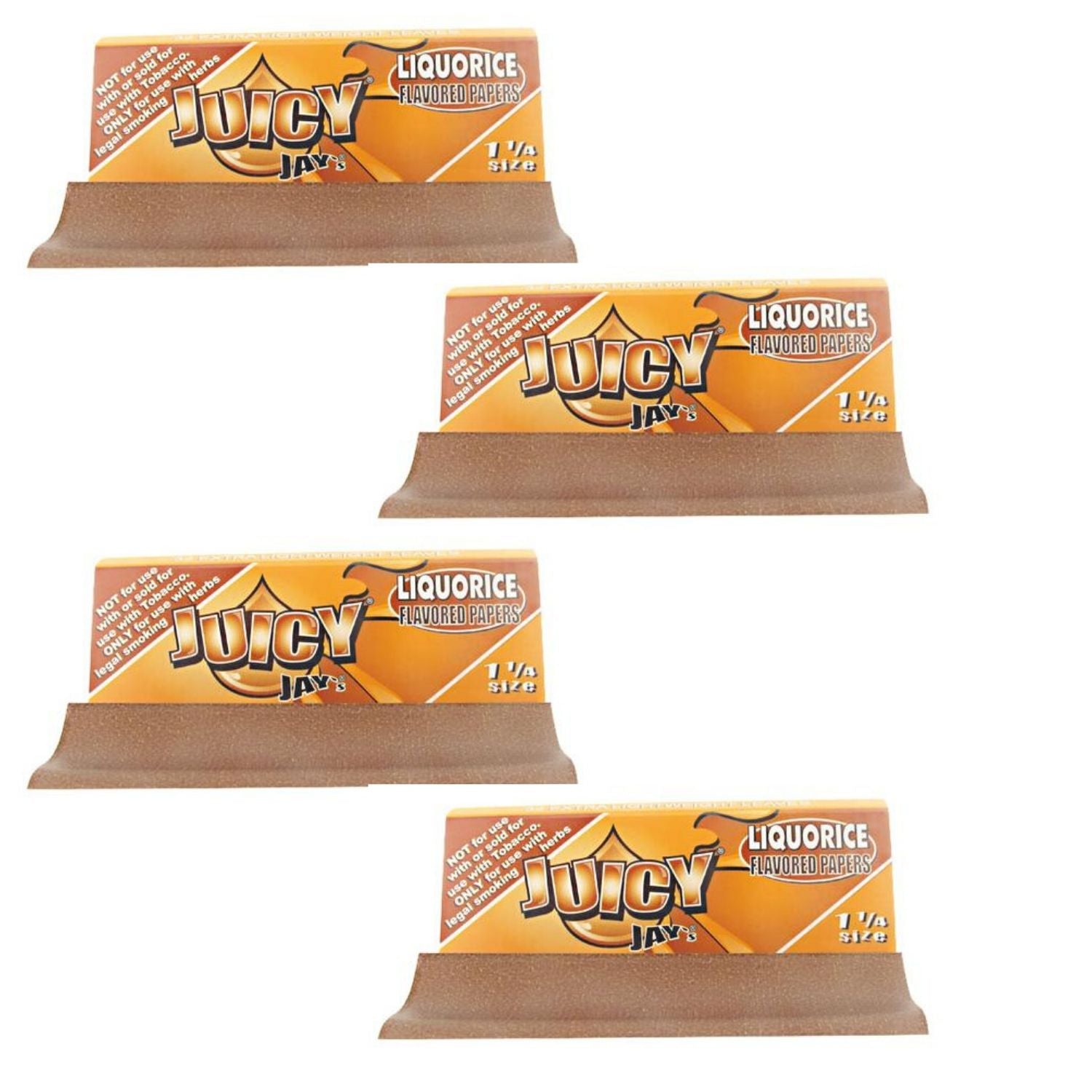 Juicy Jay Rolling Papers - Liquorice Flavor - 1 1/4 Size