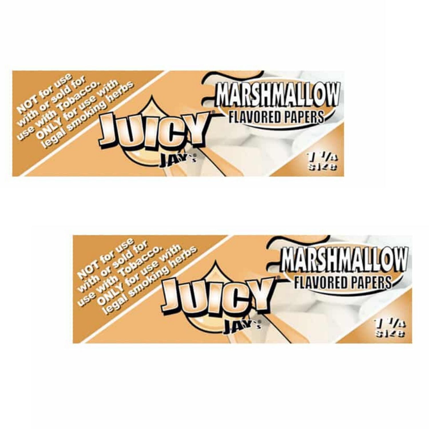 Juicy Jay Rolling Papers - Marshmallow Flavor - 1 1/4 Size